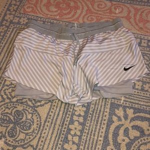 Compression lined workout shorts